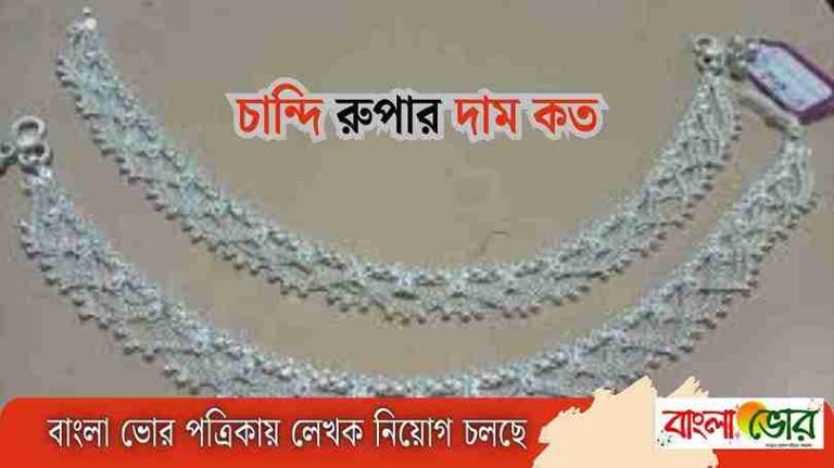চান্দি রুপার দাম কত